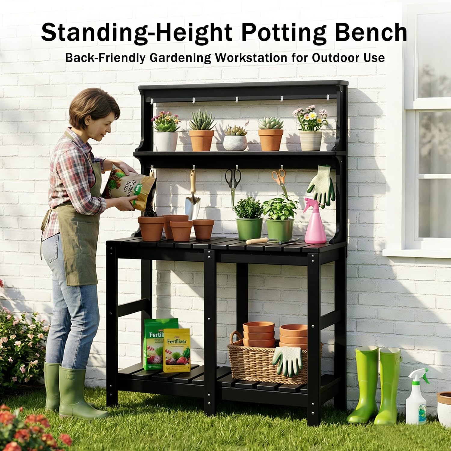 All Weather HDPE Potting Table - огляд і ціна Gardening Tools Toolstation