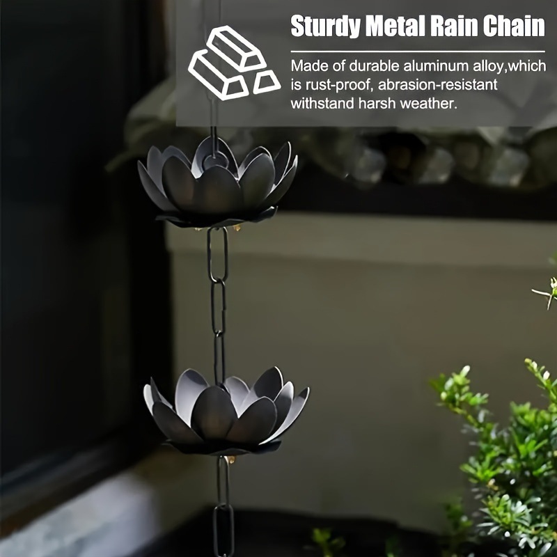 Lotus Rain Chain for Gutter Do - огляд і ціна Gardening Tools Basic