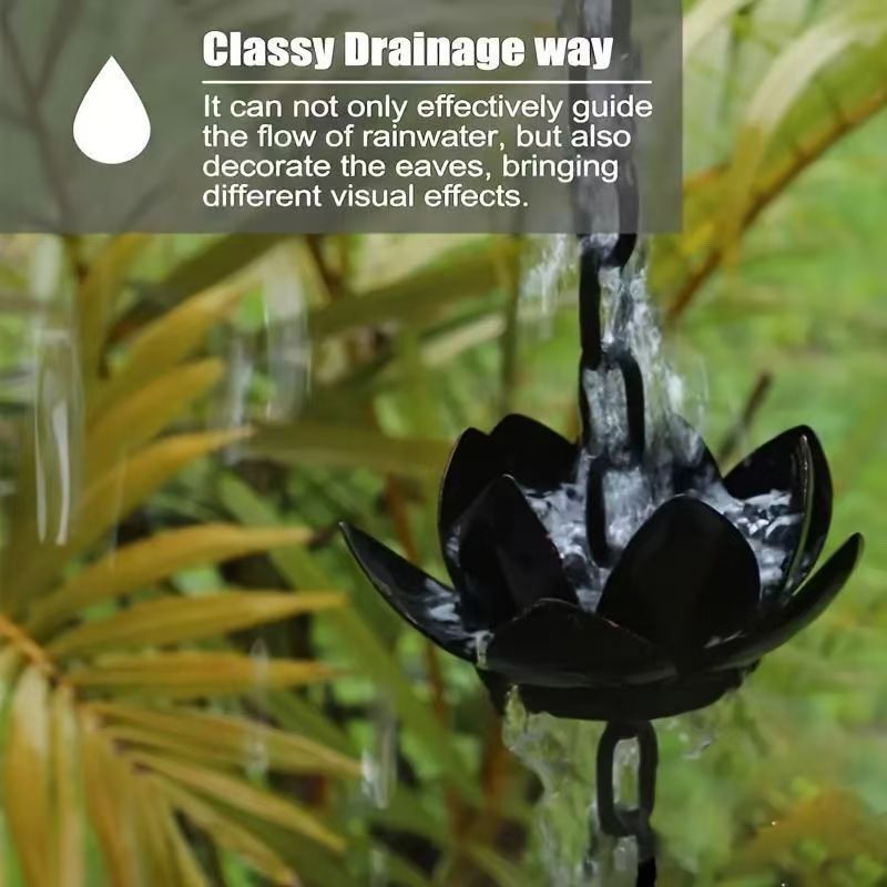 Lotus Rain Chain for Gutter Do - огляд і ціна Gardening Tools Basic