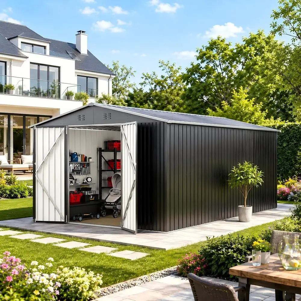 Durable Metal Outdoor Storage  - огляд і ціна Gardening Tools Equipment