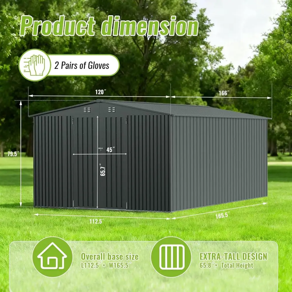 Durable Metal Outdoor Storage  - огляд і ціна Gardening Tools Equipment