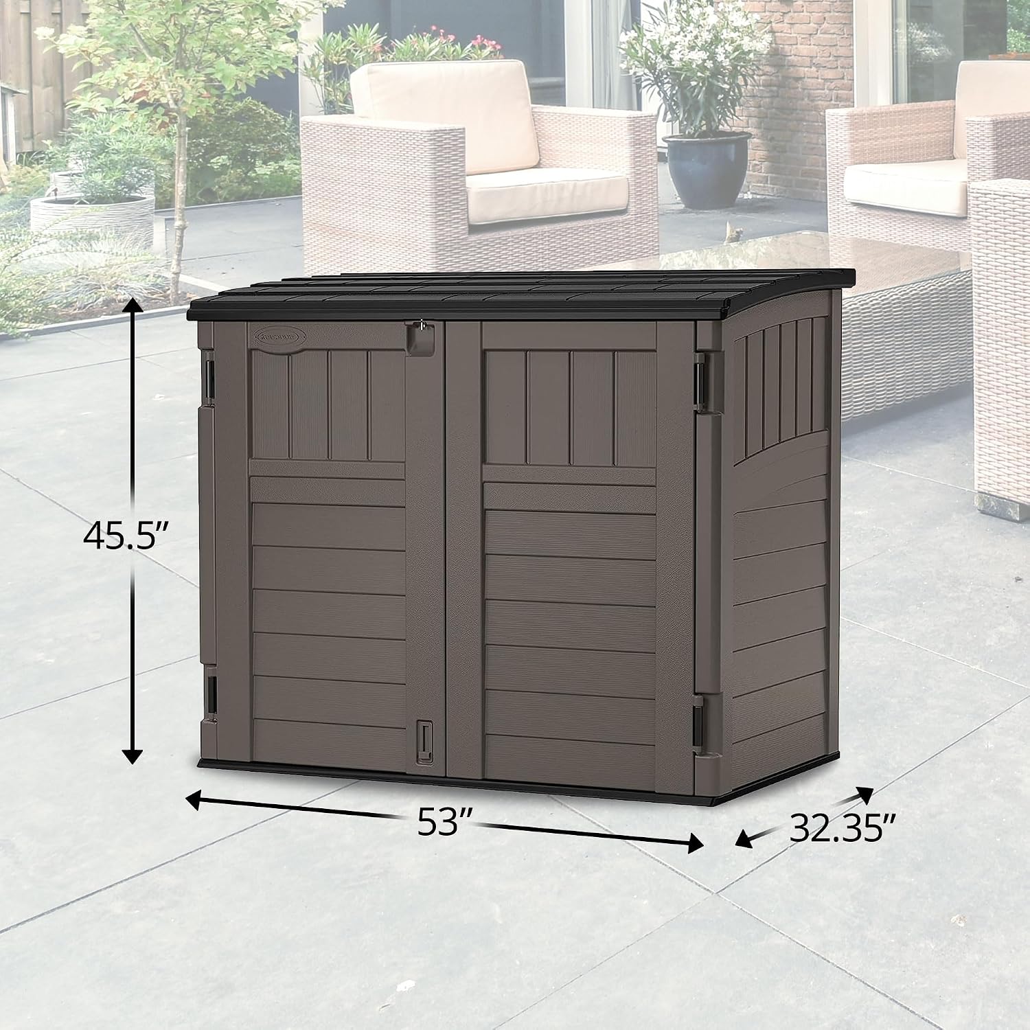 Outdoor Storage Shed For Backy - огляд і ціна Gardening Tools Equipment