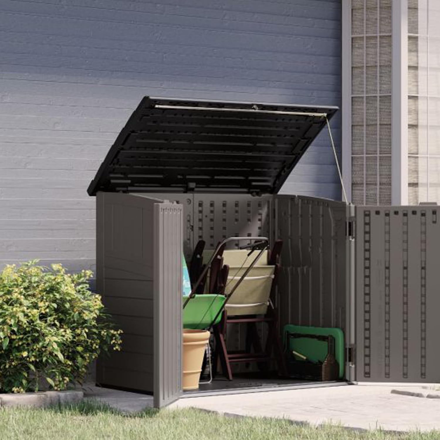 Outdoor Storage Shed For Backy - огляд і ціна Gardening Tools Equipment