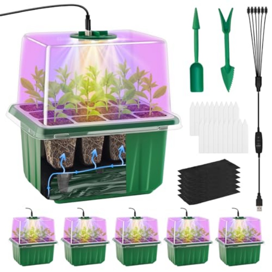 Seed Starter Tray with Light,  - огляд і ціна Greenhouse Mini Indoor