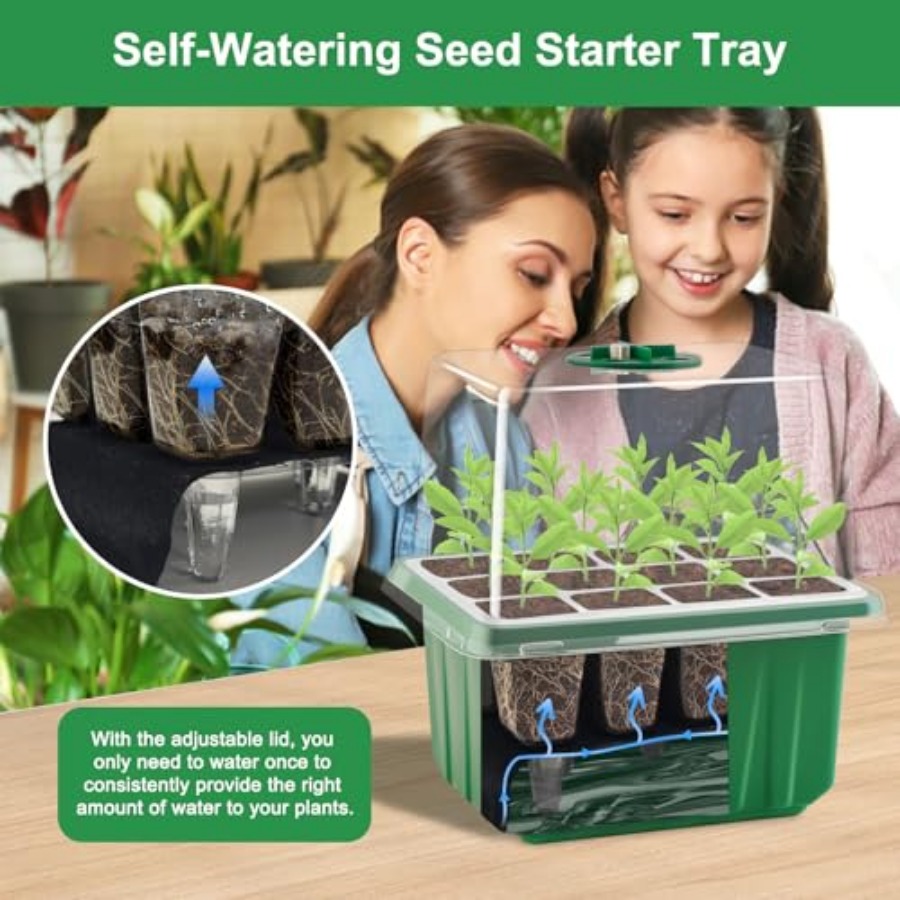 Seed Starter Tray with Light,  - огляд і ціна Greenhouse Mini Indoor