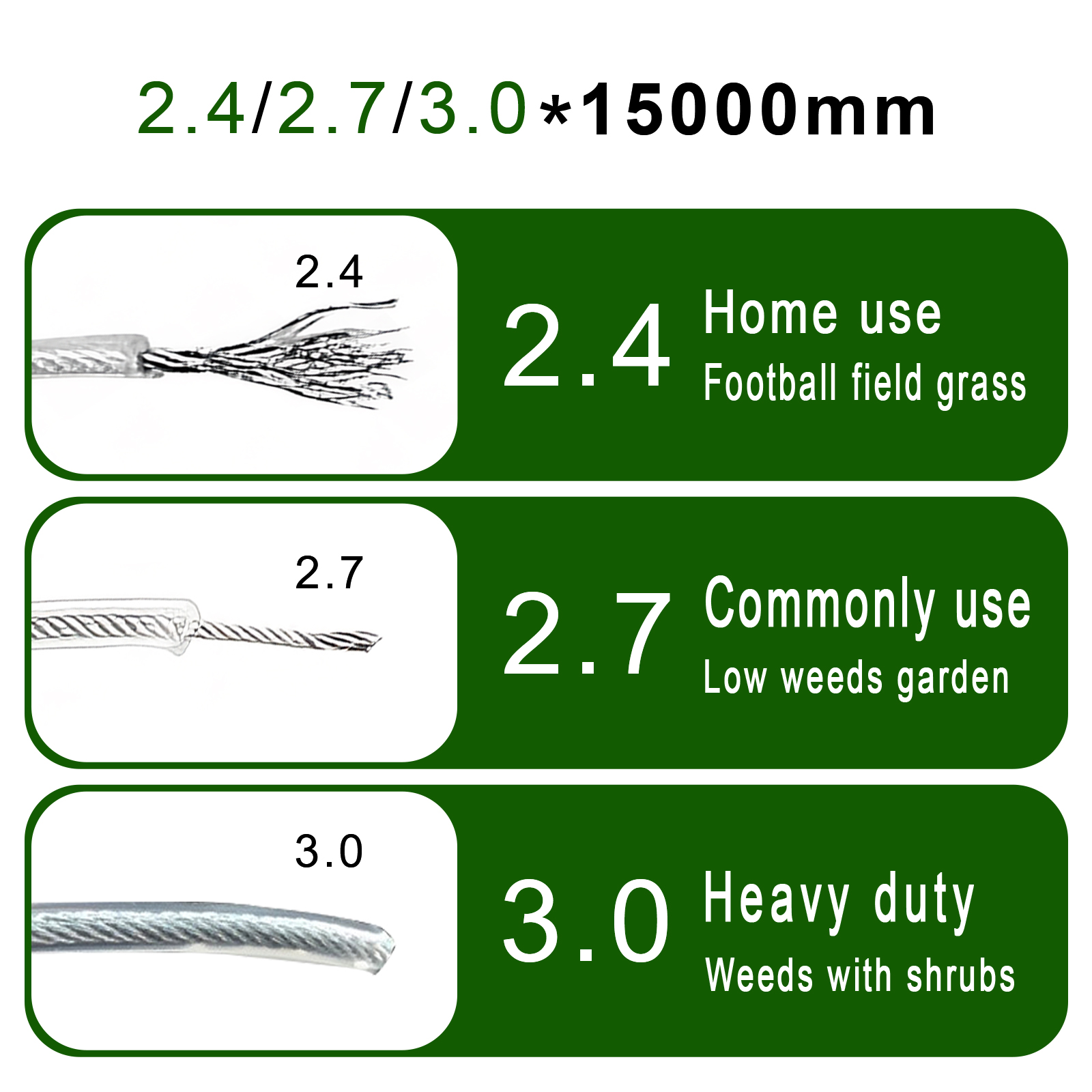 COSY 10M/15M Steel Wire Nylon  - огляд і ціна Gardening Tools Basic