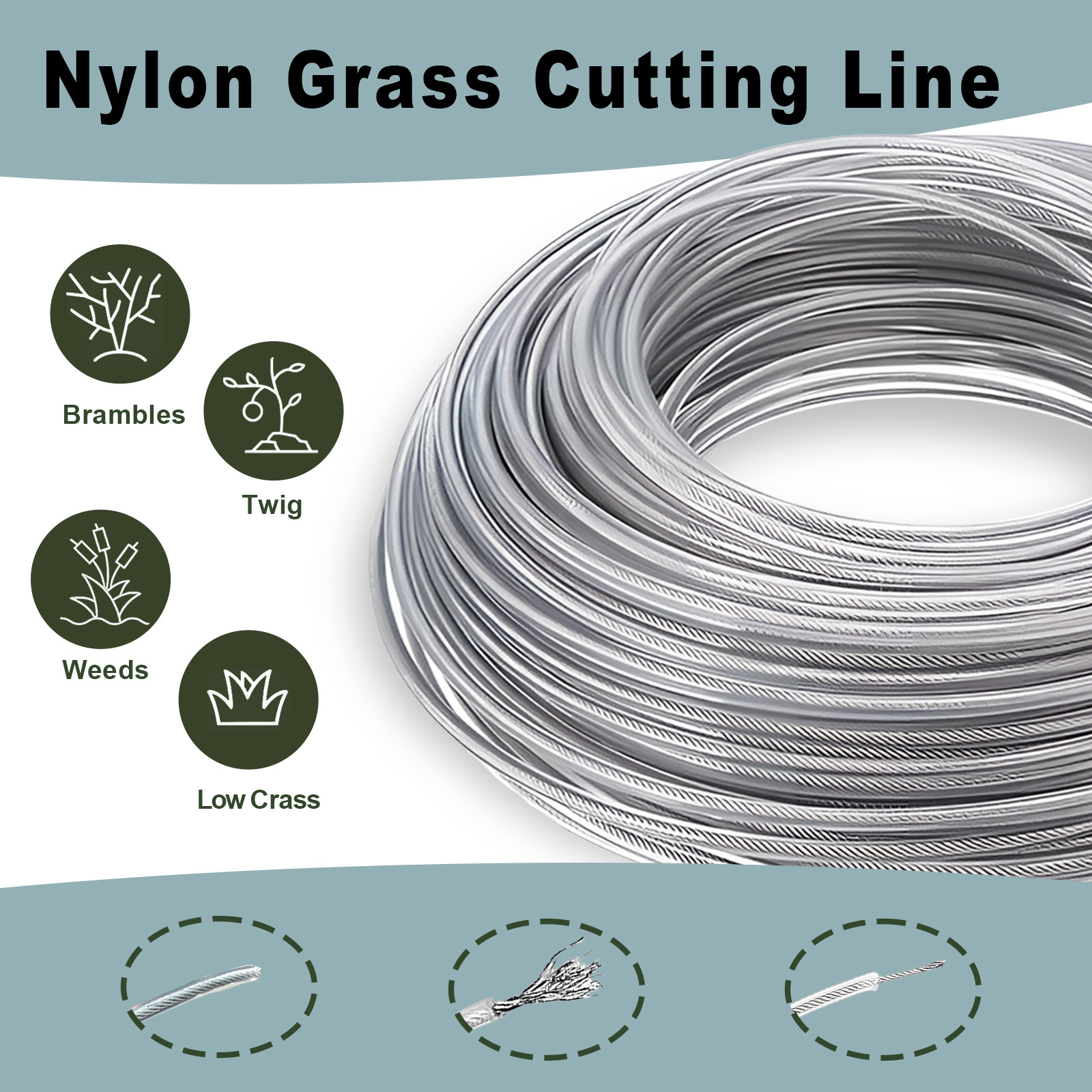 COSY 10M/15M Steel Wire Nylon  - огляд і ціна Gardening Tools Basic