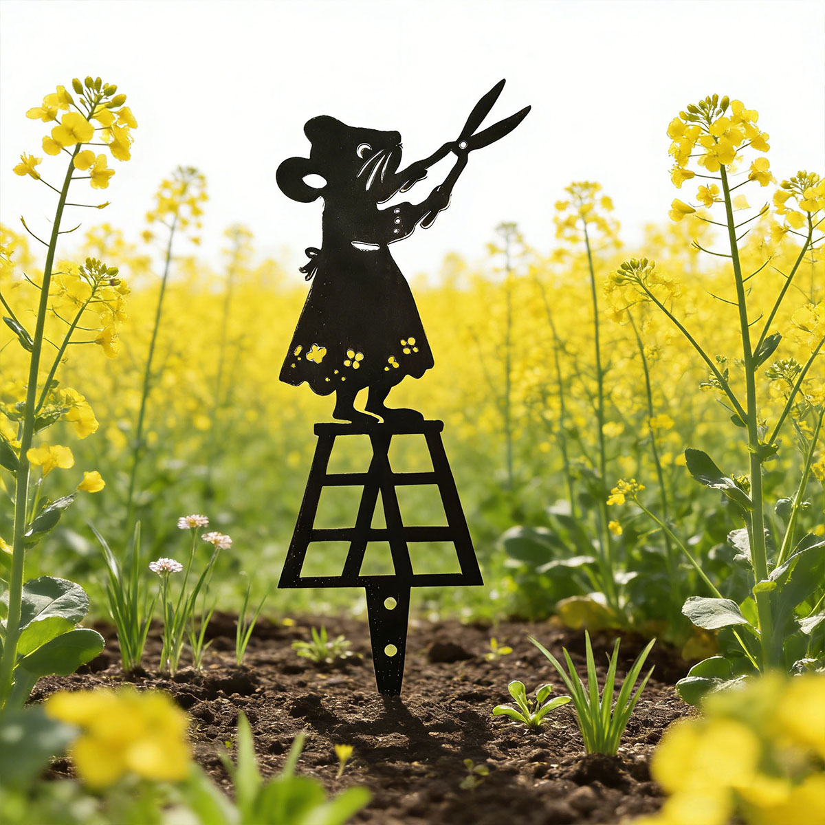 Black Silhouette Line Metal Ga - огляд і ціна Gardening Tools Usa
