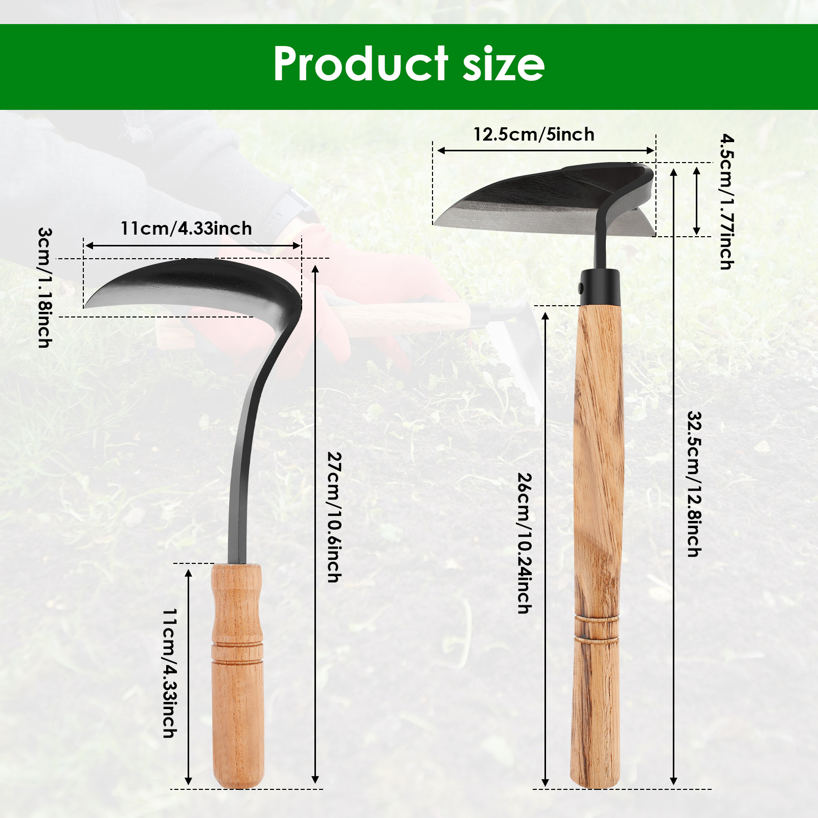 2/1Pcs Hand Weeding Hoe Japane - огляд і ціна Gardening Tools Japanese