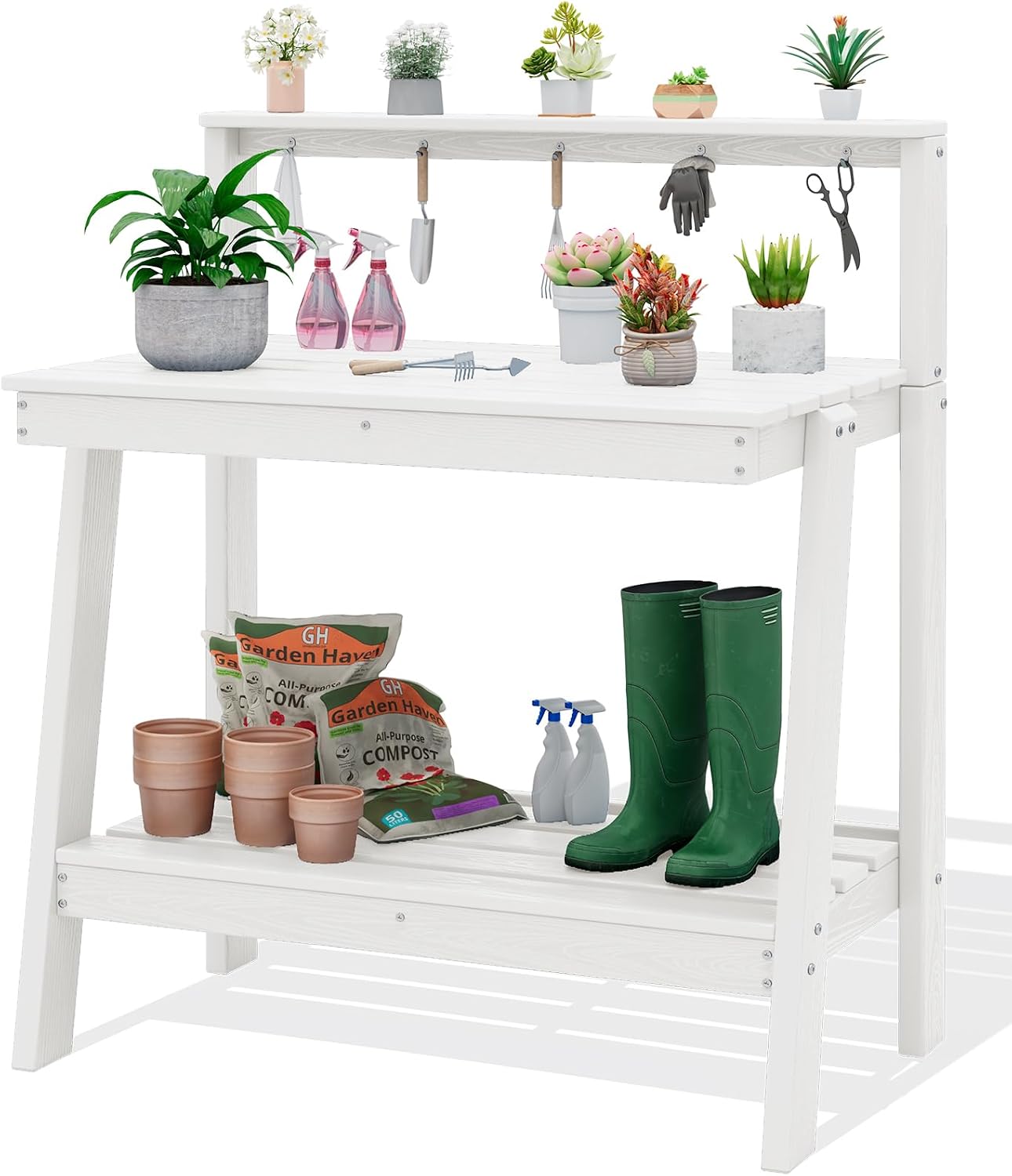 Outdoor Potting Bench with Sto - огляд і ціна Gardening Tools Heavy Duty