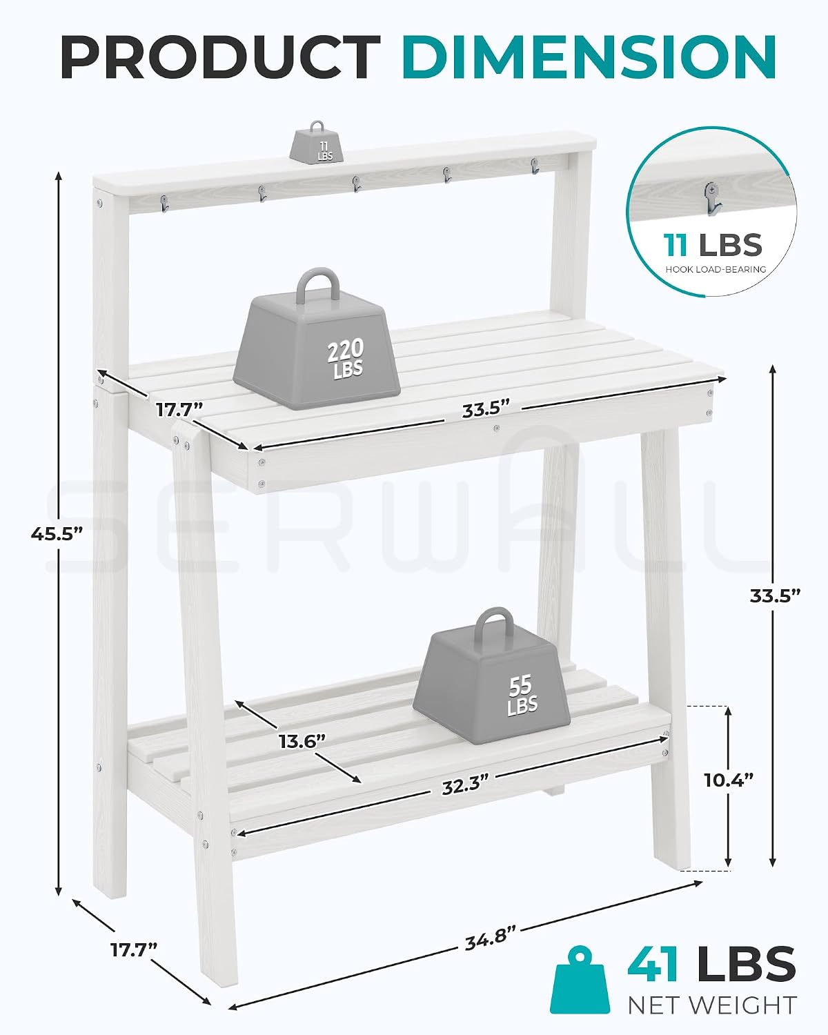 Outdoor Potting Bench with Sto - огляд і ціна Gardening Tools Heavy Duty