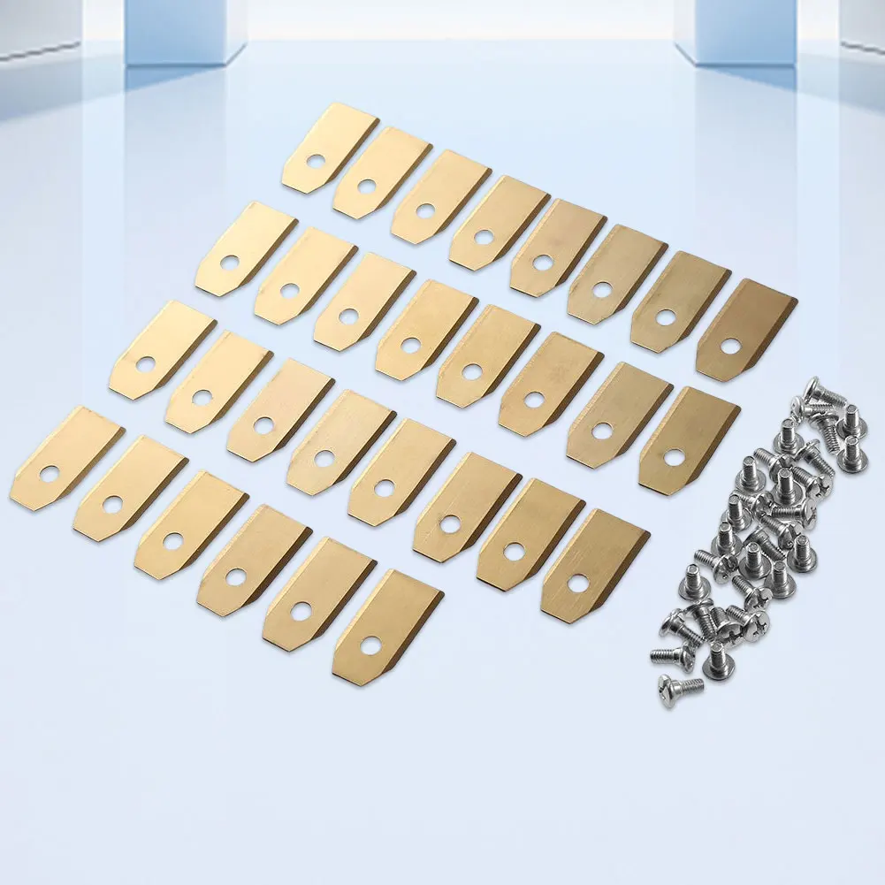 30PCS Lawn Mower Cutting Blade - огляд і ціна Gardening Tools Basic