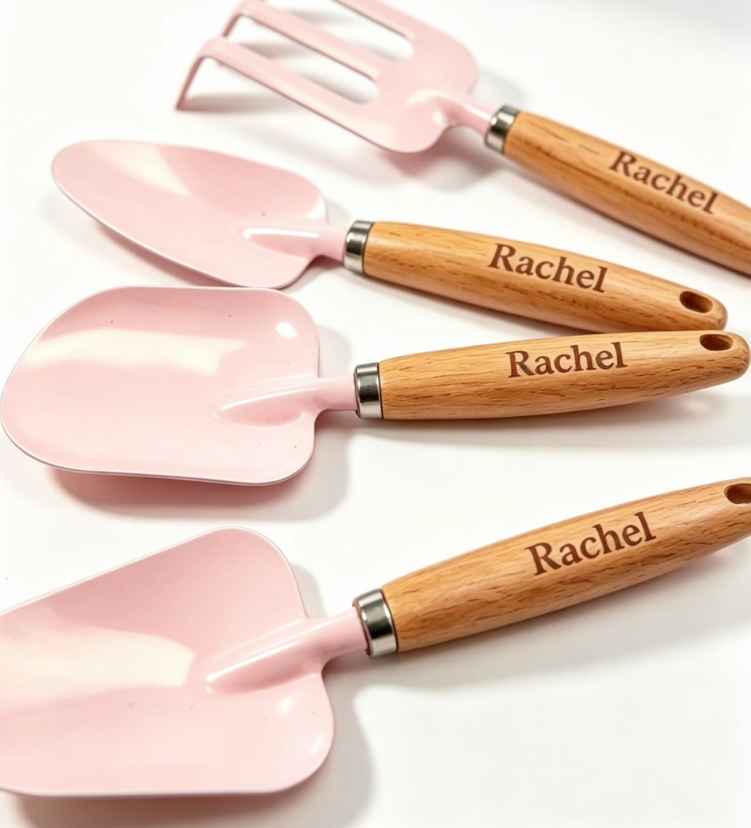 Personalized Name Mini Wooden  - огляд і ціна Gardening Tools With Names