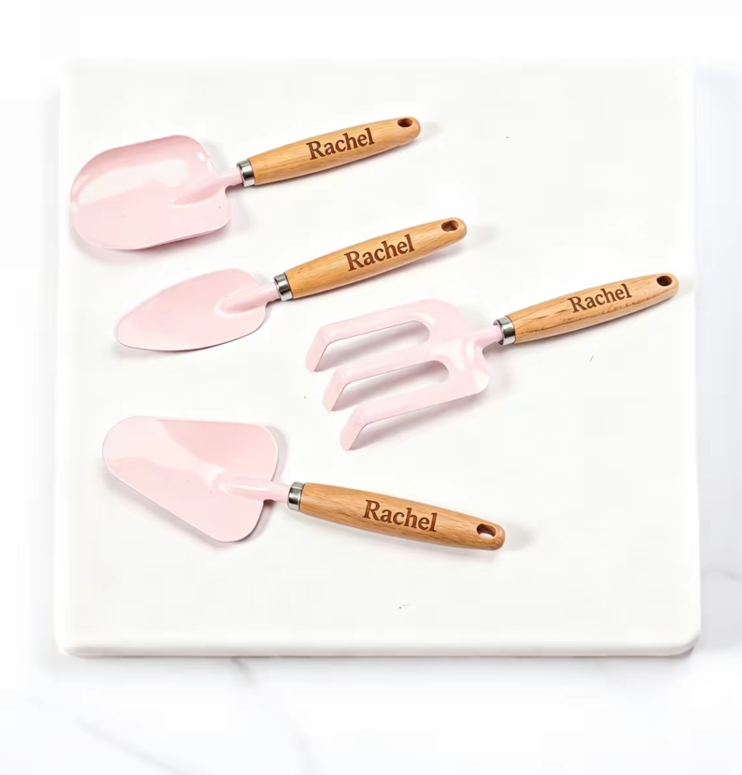 Personalized Name Mini Wooden  - огляд і ціна Gardening Tools With Names