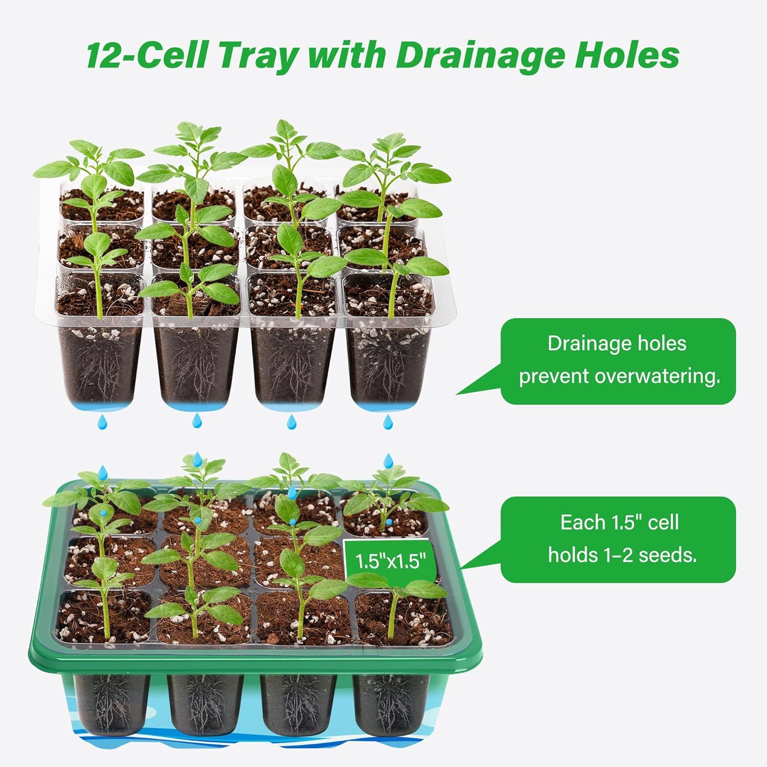 Growing Starting Nursery Trays - огляд і ціна Greenhouse Mini Indoor